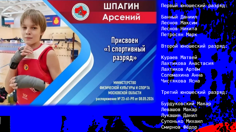 Спортивные разряды